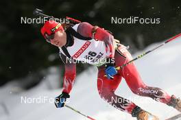 21.01.2010, Antholz, Italy (ITA): Robin Clegg (CAN), Rossignol, Rottefella, Leki - IBU world cup biathlon, individual men, Antholz (ITA). www.nordicfocus.com. © Manzoni/NordicFocus. Every downloaded picture is fee-liable.