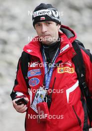 01.01.2010, Garmisch, Germany (GER): Lukasz Kruczek (POL) head coach of Poland - FIS world cup ski jumping, four hills tournament, individual HS140, Garmisch (GER). www.nordicfocus.com. © Domanski/NordicFocus. Every downloaded picture is fee-liable.