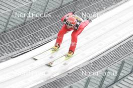 31.12.2009, Garmisch, Germany (GER): Michael Uhrmann (GER), Fischer  - FIS world cup ski jumping, four hills tournament, individual HS140, training, Garmisch (GER). www.nordicfocus.com. © Domanski/NordicFocus. Every downloaded picture is fee-liable.