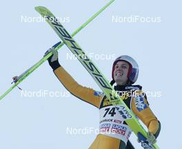 03.01.2010, Innsbruck, Austria (AUT): Gregor Schlierenzauer (AUT), Fischer  - FIS world cup ski jumping, four hills tournament, individual HS130, Innsbruck (AUT). www.nordicfocus.com. © Domanski/NordicFocus. Every downloaded picture is fee-liable.