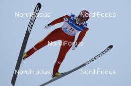 06.03.2010, Lahti, Finland (FIN): Anders Bardal (NOR), Atomic - FIS world cup ski jumping, team HS130, Lahti (FIN). www.nordicfocus.com. © Laiho/NordicFocus. Every downloaded picture is fee-liable.