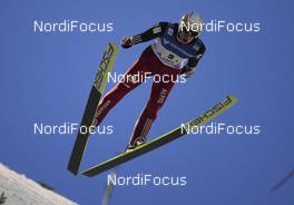 06.03.2010, Lahti, Finland (FIN):  Adrian Schuler (SUI), Fischer - FIS world cup ski jumping, team HS130, Lahti (FIN). www.nordicfocus.com. © Laiho/NordicFocus. Every downloaded picture is fee-liable.