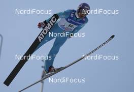 06.03.2010, Lahti, Finland (FIN): Martin Schmitt (GER), Atomic  - FIS world cup ski jumping, team HS130, Lahti (FIN). www.nordicfocus.com. © Laiho/NordicFocus. Every downloaded picture is fee-liable.