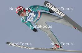 20.03.2010, Planica, Slovenia (SLO): Matti Hautamaeki (FIN), Atomic - FIS world championship ski flying, individual HS215, Planica (SLO). www.nordicfocus.com. © Domanski/NordicFocus. Every downloaded picture is fee-liable.