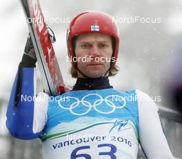 10.02.2010, Whistler, Canada (CAN): Janne Ahonen (FIN), Atomic - Olympic Winter Games Vancouver 2010, ski jumping, individual HS106, training, Whistler (CAN). www.nordicfocus.com. © NordicFocus. Every downloaded picture is fee-liable.