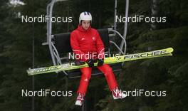 10.02.2010, Whistler, Canada (CAN): Simon Ammann (SUI), Fischer - Olympic Winter Games Vancouver 2010, ski jumping, individual HS106, training, Whistler (CAN). www.nordicfocus.com. © NordicFocus. Every downloaded picture is fee-liable.