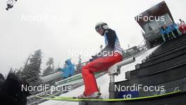 10.02.2010, Whistler, Canada (CAN): Simon Ammann (SUI), Fischer - Olympic Winter Games Vancouver 2010, ski jumping, individual HS106, training, Whistler (CAN). www.nordicfocus.com. © NordicFocus. Every downloaded picture is fee-liable.
