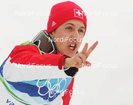 13.02.2010, Whistler, Canada (CAN): Simon Ammann (SUI), Fischer  - Olympic Winter Games Vancouver 2010, ski jumping, individual HS106, Whistler (CAN). www.nordicfocus.com. © NordicFocus. Every downloaded picture is fee-liable.