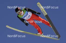 20.02.2010, Whistler, Canada (CAN): Simon Ammann (SUI), Fischer  - Olympic Winter Games Vancouver 2010, ski jumping, individual HS140, Whistler (CAN). www.nordicfocus.com. © NordicFocus. Every downloaded picture is fee-liable.