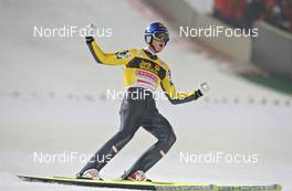 29.12.2010, Oberstdorf, Germany (GER): Thomas Morgenstern (AUT), Fischer  - FIS world cup ski jumping, four hills tournament, individual HS137, Oberstdorf (GER). www.nordicfocus.com. Â© Felgenhauer/NordicFocus. Every downloaded picture is fee-liable.