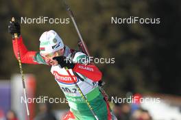 23.01.2011, Antholz, Italy (ITA): Vladimir Chepelin (BLR) - IBU world cup biathlon, relay men, Antholz (ITA). www.nordicfocus.com. © Manzoni/NordicFocus. Every downloaded picture is fee-liable.