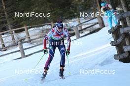 22.01.2011, Antholz, Italy (ITA): Annalies Cook (USA), Rossignol, Rottefella, OneWay, adidas- IBU world cup biathlon, relay women, Antholz (ITA). www.nordicfocus.com. © Manzoni/NordicFocus. Every downloaded picture is fee-liable.