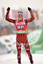 11.12.2011, Hochfilzen, Austria (AUT): Tarjei Boe (NOR), Fischer, Rottefella, Swix, ODLO, Casco  - IBU world cup biathlon, relay men, Hochfilzen (AUT). www.nordicfocus.com. © Felgenhauer/NordicFocus. Every downloaded picture is fee-liable.