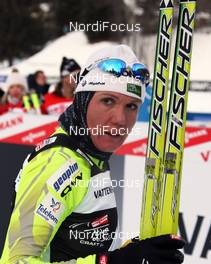 06.01.2011, Toblach, Italy (ITA): Petra Majdic (SLO), Fischer, Rottefella, Alpina, One Way  - FIS world cup cross-country, tour de ski, 15km women handicap start, Toblach (ITA). www.nordicfocus.com. © Hemmersbach/NordicFocus. Every downloaded picture is fee-liable.