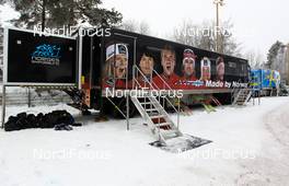 13.03.2011, Lahti, Finland (FIN):  The wax truck of team Norway - FIS world cup cross-country, individual sprint, Lahti (FIN). www.nordicfocus.com. © Laiho/NordicFocus. Every downloaded picture is fee-liable.