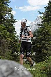 06.07.2011, Ehrwald, Austria (AUT): Gaby Steigmeier (Fitness-Appenzell Salomon) - Salomon 4 Trails, trail running, 38km , Garmisch-Partenkirchen (GER) - Ehrwald (AUT). www.nordicfocus.com. © NordicFocus. Every downloaded picture is fee-liable.