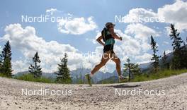 06.07.2011, Ehrwald, Austria (AUT): Winfried Huber (GER)  - Salomon 4 Trails, trail running, 38km, Garmisch-Partenkirchen (GER) - Ehrwald (AUT). www.nordicfocus.com. Â© NordicFocus. Every downloaded picture is fee-liable.