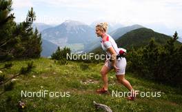 07.07.2011, Ehrwald, Austria (AUT): Anna Frost (NZL)  - Salomon 4 Trails, trail running, 43km, Ehrwald (AUT) - Imst (AUT). www.nordicfocus.com. Â© NordicFocus. Every downloaded picture is fee-liable.