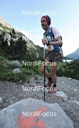 07.07.2011, Ehrwald, Austria (AUT): Thomas Miksch (Berglaufteam Hagloefs)  - Salomon 4 Trails, trail running, 43km, Ehrwald (AUT) - Imst (AUT). www.nordicfocus.com. © NordicFocus. Every downloaded picture is fee-liable.