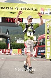 07.07.2011, Ehrwald, Austria (AUT): Tom Owens (Team Salomon)  - Salomon 4 Trails, trail running, 43km, Ehrwald (AUT) - Imst (AUT). www.nordicfocus.com. © NordicFocus. Every downloaded picture is fee-liable.