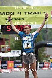09.07.2011, Samnaun, Switzerland (SUI): Thomas Miksch (Berglaufteam Hagloefs)  - Salomon 4 Trails, trail running, 32km, Landeck (AUT) - Samnaun (SUI). www.nordicfocus.com. © NordicFocus. Every downloaded picture is fee-liable.