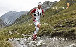 08.09.2011, Mals, Italy (ITA): Julien Chorier (FRA), TEAM SALOMON INTERNATIONAL    - Gore Tex Transalpine Run, trail running, 39km, Scuol (SUI) - Mals (ITA). www.nordicfocus.com. © NordicFocus. Every downloaded picture is fee-liable.