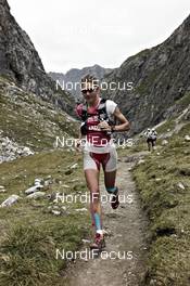 08.09.2011, Mals, Italy (ITA): Mireia Miro (ESP), TEAM SALOMON INTERNATIONAL    - Gore Tex Transalpine Run, trail running, 39km, Scuol (SUI) - Mals (ITA). www.nordicfocus.com. © NordicFocus. Every downloaded picture is fee-liable.