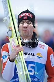 01.01.2011, Garmisch, Germany (GER): Anders Bardal (NOR), Fischer  - FIS world cup ski jumping, four hills tournament, individual HS140, Garmisch (GER). www.nordicfocus.com. Â© Felgenhauer/NordicFocus. Every downloaded picture is fee-liable.