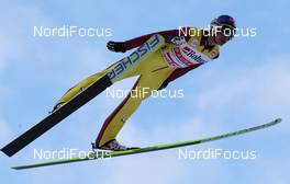 12.03.2011, Lahti, Finland (FIN):  Gregor Schlierenzauer (AUT), Fischer - FIS world cup ski jumping, team HS130, Lahti (FIN). www.nordicfocus.com. © Laiho/NordicFocus. Every downloaded picture is fee-liable.