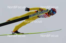 26.02.2011, Oslo, Norway (NOR):  Janne Ahonen (FIN), Fischer - FIS nordic world ski championships, ski jumping, individual HS106, Oslo (NOR). www.nordicfocus.com. © Laiho/NordicFocus. Every downloaded picture is fee-liable.
