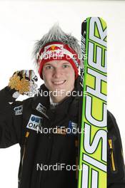 03.03.2011, Oslo, Norway (NOR): Thomas Morgenstern (AUT), Fischer  - FIS nordic world ski championships, ski jumping, medals, Oslo (NOR). www.nordicfocus.com. © Hemmersbach/NordicFocus. Every downloaded picture is fee-liable.