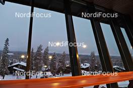 25.11.2011, Kuusamo, Finland (FIN): the beautiful view through the windows of the main press centre in Ruka - FIS world cup ski jumping, training, Kuusamo (FIN). www.nordicfocus.com. © Felgenhauer/NordicFocus. Every downloaded picture is fee-liable.