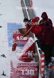 17.12.2011, Engelberg, Switzerland (SUI):  hill preparation - FIS world cup ski jumping, individual HS137, Engelberg (SUI). www.nordicfocus.com. Â© Laiho/NordicFocus. Every downloaded picture is fee-liable.