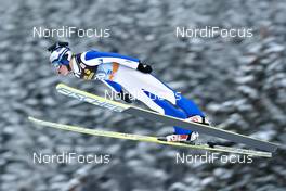 30.12.2011, Oberstdorf, Germany (GER): Andreas Goldberger (AUT), Fischer, with helmet camera - FIS world cup ski jumping, four hills tournament, individual HS137, Oberstdorf (GER). www.nordicfocus.com. © Felgenhauer/NordicFocus. Every downloaded picture is fee-liable.