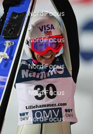 03.12.2011, Lillehammer, Norway (NOR):  Sarah Hendrickson (USA), Fluege.de - FIS world cup ski jumping ladies, individual HS100, Lillehammer (NOR). www.nordicfocus.com. Â© Laiho/NordicFocus. Every downloaded picture is fee-liable.