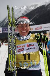 13.03.2011, St. Moritz, Switzerland (SUI): Celia Bourgois (FRA), Fischer, Rottefella, One Way  - FIS Marathon Cup Engadin Skimarathon, St. Moritz (SUI). www.nordicfocus.com. © Hemmersbach/NordicFocus. Every downloaded picture is fee-liable.