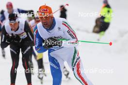 13.03.2011, St. Moritz, Switzerland (SUI): Bruno Carrara (ITA), Skitrab, KV+ - FIS Marathon Cup Engadin Skimarathon, St. Moritz (SUI). www.nordicfocus.com. © Hemmersbach/NordicFocus. Every downloaded picture is fee-liable.