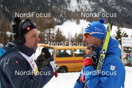 13.03.2011, St. Moritz, Switzerland (SUI): Fabio Santus, (ITA), Fischer, Alpina, Swix  - FIS Marathon Cup Engadin Skimarathon, St. Moritz (SUI). www.nordicfocus.com. © Hemmersbach/NordicFocus. Every downloaded picture is fee-liable.