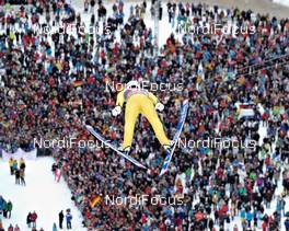 01.01.2012, Garmisch, Germany (GER): Stephan Hocke (GER), fluege.de - FIS world cup ski jumping, four hills tournament, individual HS140, Garmisch (GER). www.nordicfocus.com. © Felgenhauer/NordicFocus. Every downloaded picture is fee-liable.