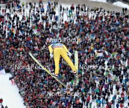 01.01.2012, Garmisch, Germany (GER): Dimitry Vassiliev (RUS), Fischer - FIS world cup ski jumping, four hills tournament, individual HS140, Garmisch (GER). www.nordicfocus.com. © Felgenhauer/NordicFocus. Every downloaded picture is fee-liable.