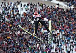 01.01.2012, Garmisch, Germany (GER): Richard Freitag (GER), Fischer - FIS world cup ski jumping, four hills tournament, individual HS140, Garmisch (GER). www.nordicfocus.com. © Felgenhauer/NordicFocus. Every downloaded picture is fee-liable.