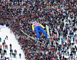 01.01.2012, Garmisch, Germany (GER): Simon Ammann (SUI), Fischer - FIS world cup ski jumping, four hills tournament, individual HS140, Garmisch (GER). www.nordicfocus.com. © Felgenhauer/NordicFocus. Every downloaded picture is fee-liable.