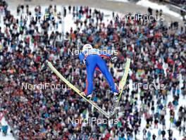 01.01.2012, Garmisch, Germany (GER): Atle Pedersen Roensen (NOR), Fischer - FIS world cup ski jumping, four hills tournament, individual HS140, Garmisch (GER). www.nordicfocus.com. © Felgenhauer/NordicFocus. Every downloaded picture is fee-liable.
