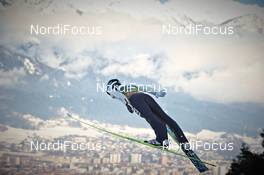 04.01.2012, Innsbruck, Austria (AUT): Sebastian Colloredo (ITA), Fischer - FIS world cup ski jumping, four hills tournament, individual HS130, Innsbruck (AUT). www.nordicfocus.com. © Felgenhauer/NordicFocus. Every downloaded picture is fee-liable.