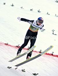 04.01.2012, Innsbruck, Austria (AUT): Gregor Schlierenzauer (AUT), Fischer - FIS world cup ski jumping, four hills tournament, individual HS130, Innsbruck (AUT). www.nordicfocus.com. © Felgenhauer/NordicFocus. Every downloaded picture is fee-liable.