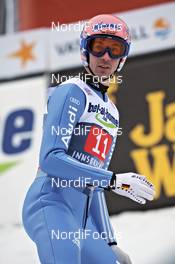 04.01.2012, Innsbruck, Austria (AUT): Michael Neumayer (GER), Fischer - FIS world cup ski jumping, four hills tournament, individual HS130, Innsbruck (AUT). www.nordicfocus.com. © Felgenhauer/NordicFocus. Every downloaded picture is fee-liable.