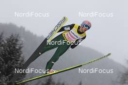 04.02.2012, Val di Fiemme, Italy (ITA): Andreas Kofler (AUT), Fischer - FIS world cup ski jumping, individual HS134, Val di Fiemme (ITA). www.nordicfocus.com. © Manzoni/NordicFocus. Every downloaded picture is fee-liable.