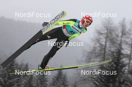 04.02.2012, Val di Fiemme, Italy (ITA): Richard Freitag (GER) - FIS world cup ski jumping, individual HS134, Val di Fiemme (ITA). www.nordicfocus.com. © Manzoni/NordicFocus. Every downloaded picture is fee-liable.