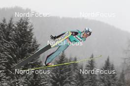04.02.2012, Val di Fiemme, Italy (ITA): Junshiro Kobayashi (JPN), Fischer - FIS world cup ski jumping, individual HS134, Val di Fiemme (ITA). www.nordicfocus.com. © Manzoni/NordicFocus. Every downloaded picture is fee-liable.