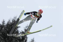 05.02.2012, Val di Fiemme, Italy (ITA): Matti Hautamaeki (FIN), Fischer - FIS world cup ski jumping, individual HS134, Val di Fiemme (ITA). www.nordicfocus.com. © Manzoni/NordicFocus. Every downloaded picture is fee-liable.